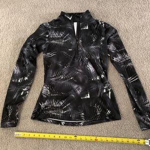 Women Nike zip up dry fit medium black